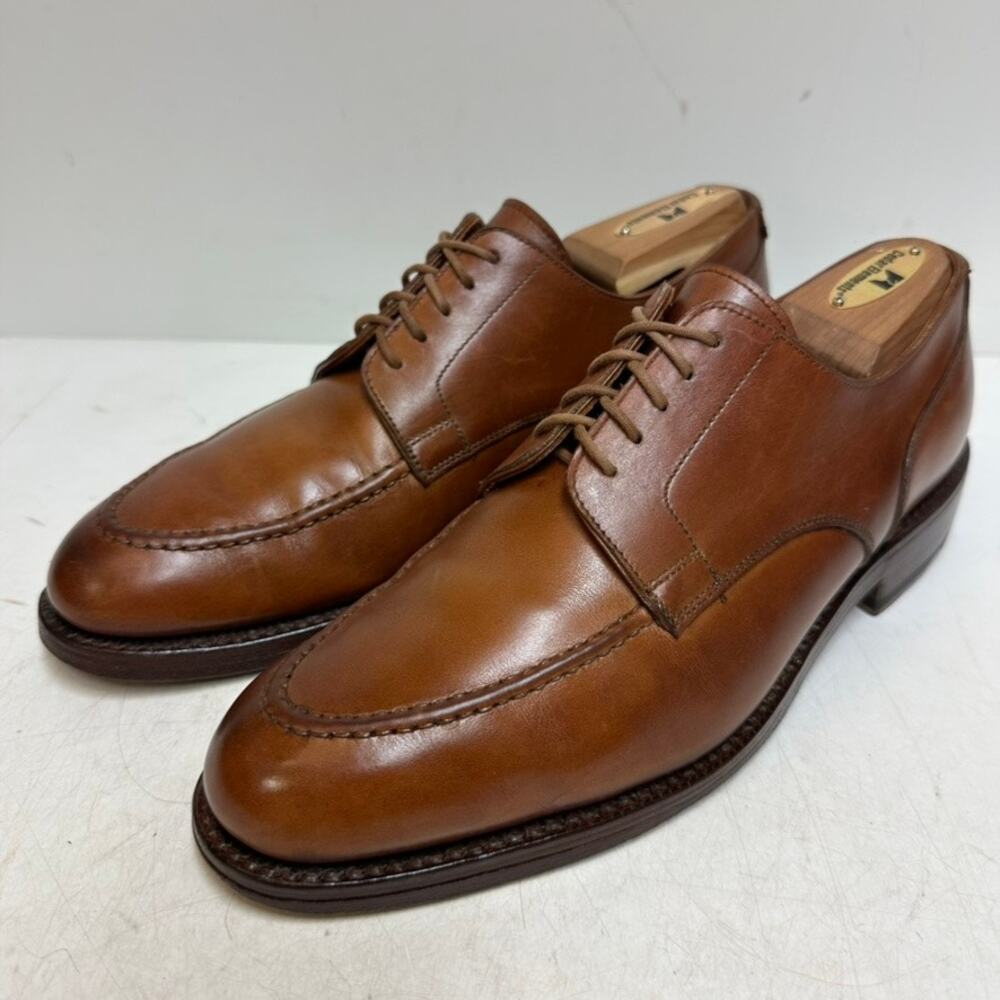 NEW HEELS Crockett & Jones x Ralph Lauren Apron Toe Derby Made in England 7.5 D